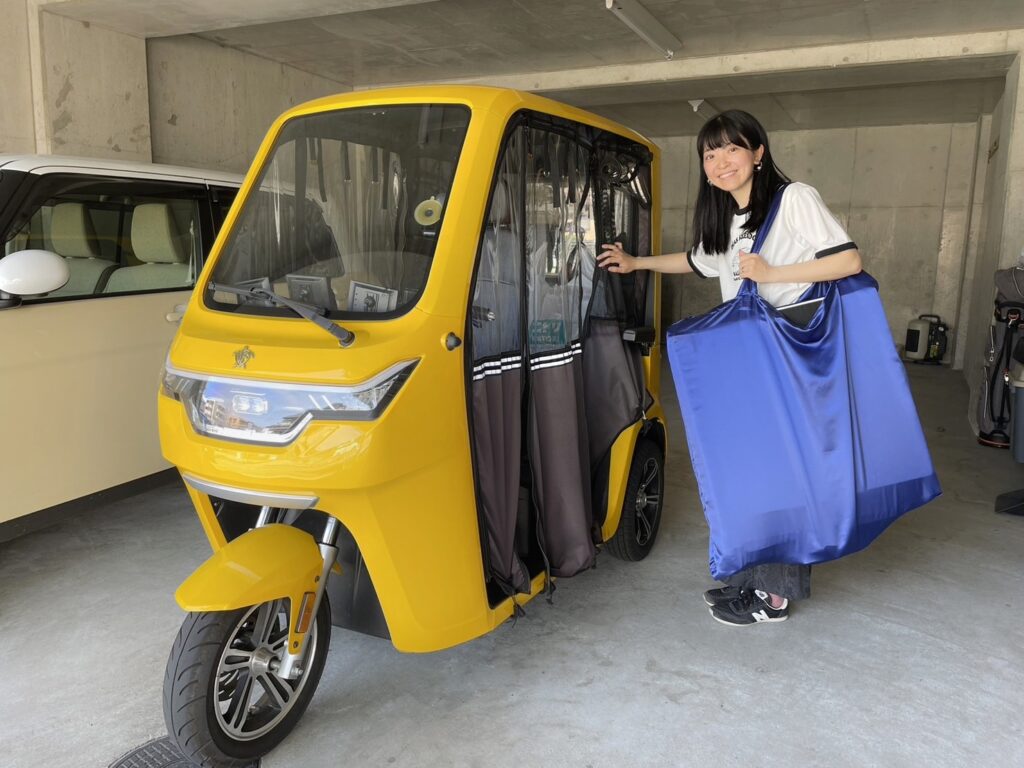EVトゥクトゥクで送迎